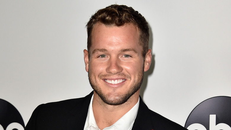 Colton Underwood smiling at an ABC event in 2018