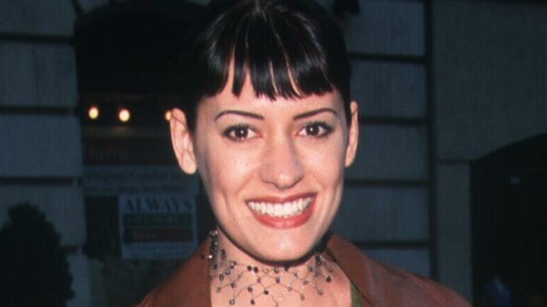 Paget Brewster posing for a photo outdoors