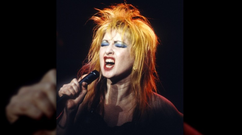 Cyndi Lauper singing