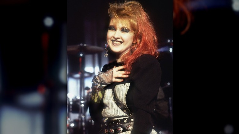 Cyndi Lauper smiling