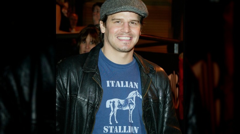 David Boreanaz wearing Italian Stallion t-shirt