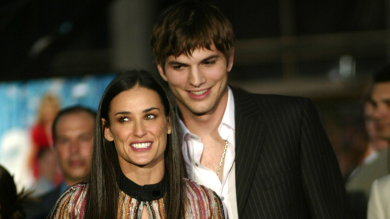 Demi Moore with third husband Ashton Kutcher