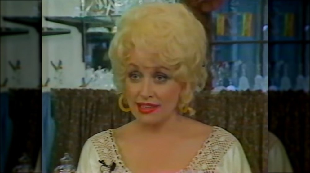 Dolly Parton in speaking during an interview in 1986 at age 40