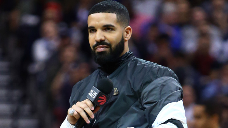 Drake at a sports event