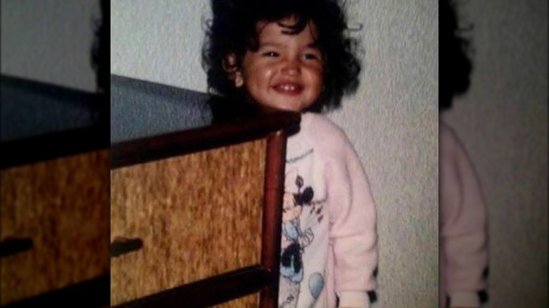 Eiza Gonzalez as a toddler