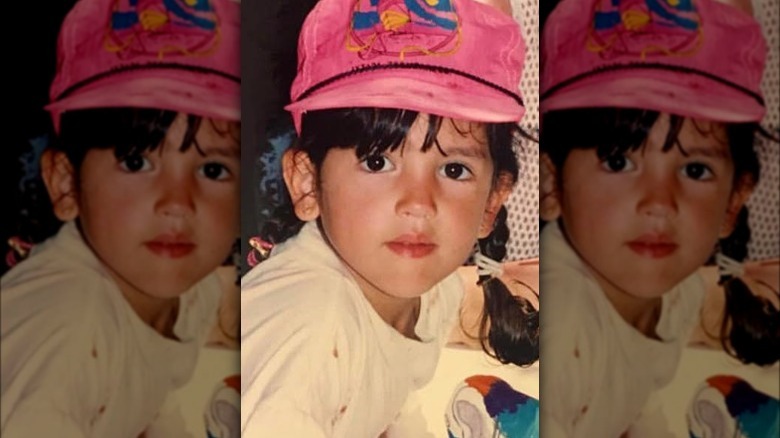 Eiza Gonzalez as a kid