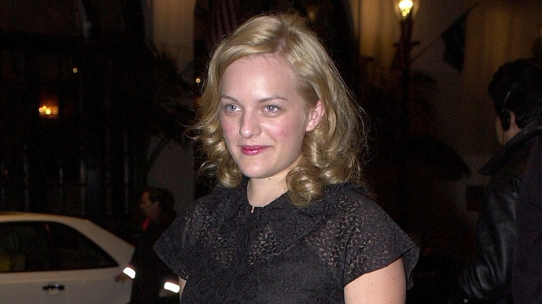 Elisabeth Moss with slight smile