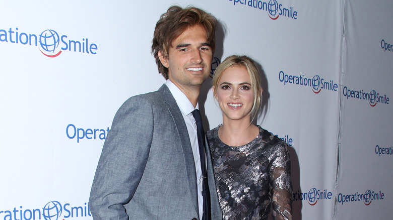 Blake Hanley and Emily Wickersham attending Operation Smile Gala 2014