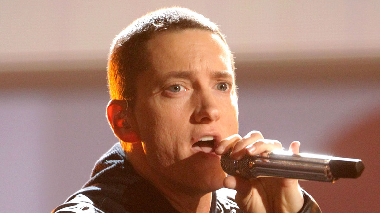 Eminem performing in 2010