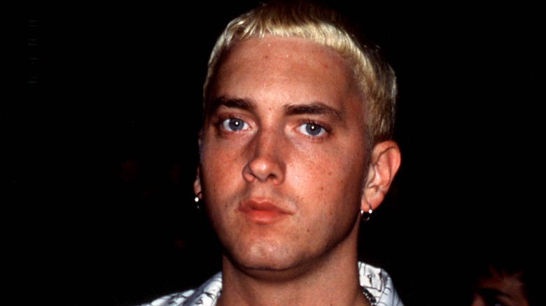 Eminem posing in 1999
