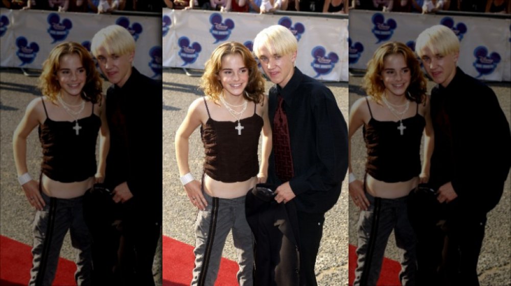 Emma Watson and Tom Felton at the 2003 Disney Channel Kids Awards