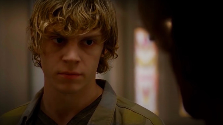 Evan Peters as Tate Langdon on 'American Horror Story.'