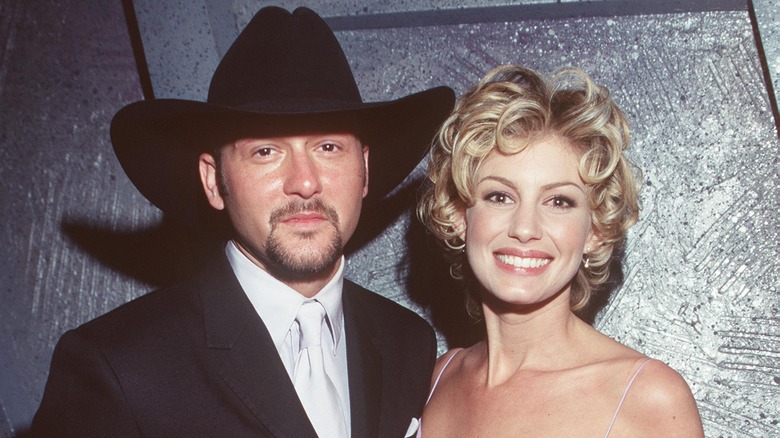 Faith Hill and Tim McGraw smiling