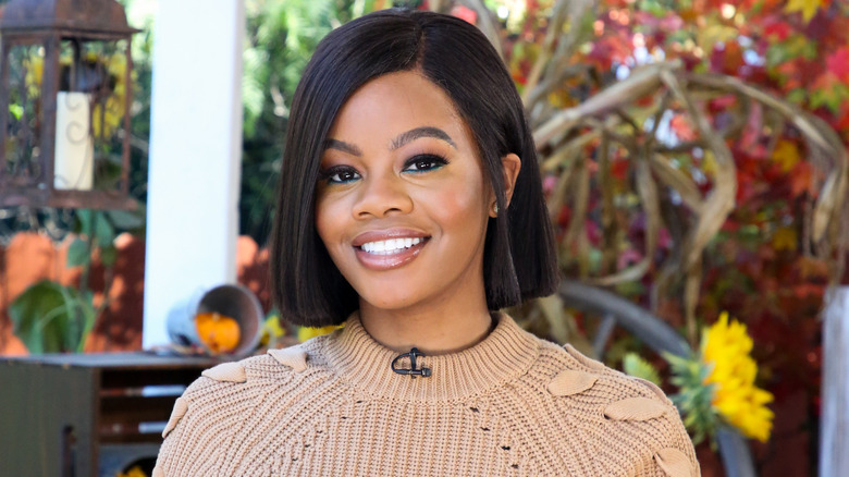 Gabby Douglas smiling