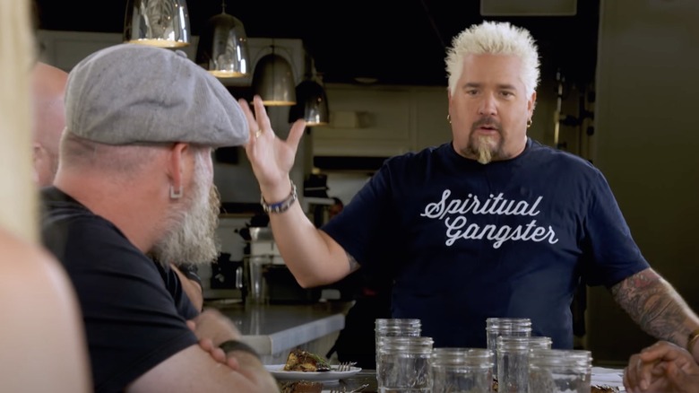 Guy Fieri, contestants on "Guy's Big Project"