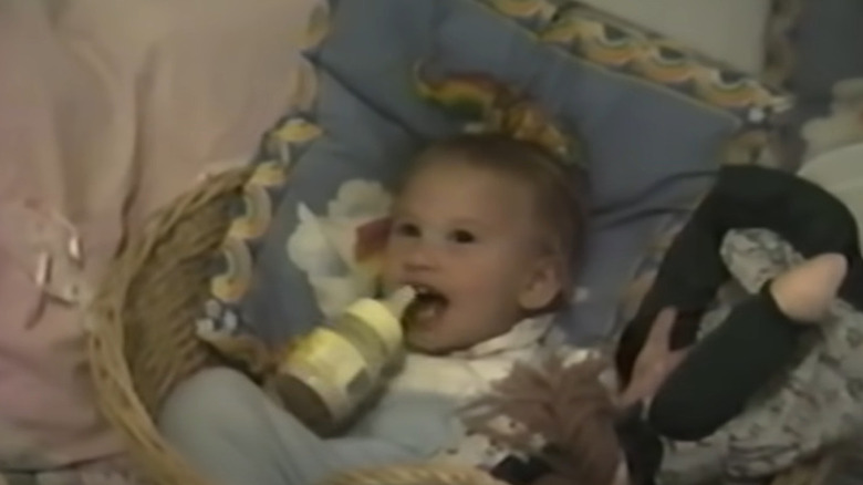 Baby Gypsy Rose Blanchard in basket