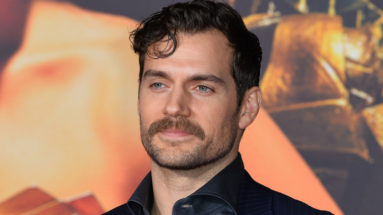 Henry Cavill with a mustache