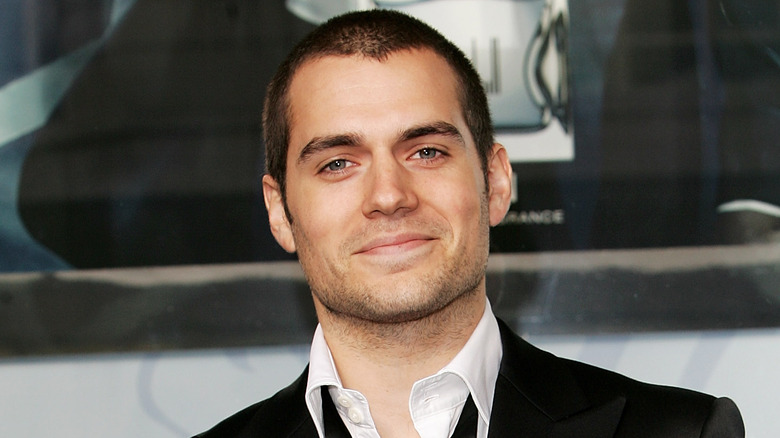 Henry Cavill smirking