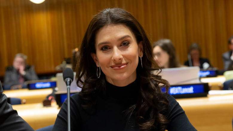 Hilaria Baldwin at United Nations