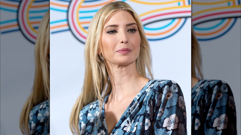 Ivanka Trump, smirking