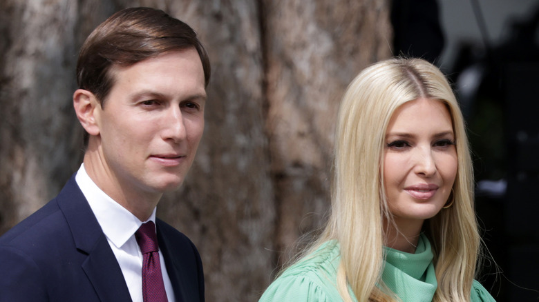 Jared Kushner and Ivanka Trump at an event 