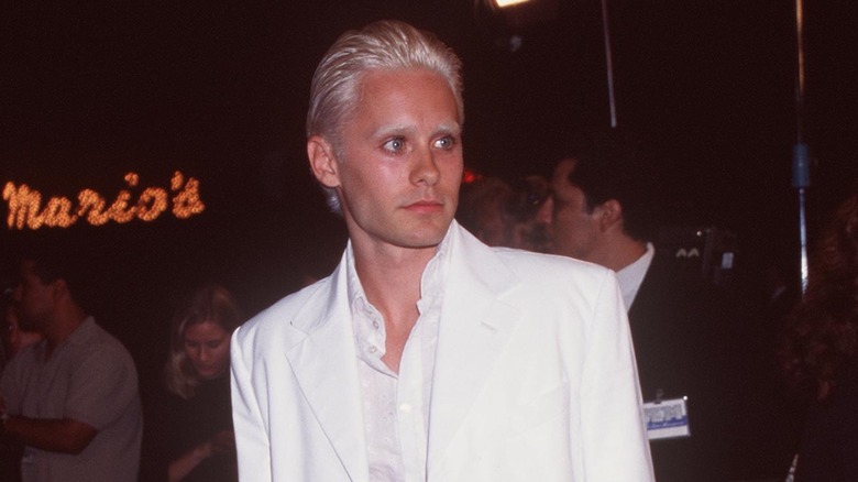 Jared Leto with bleached hair