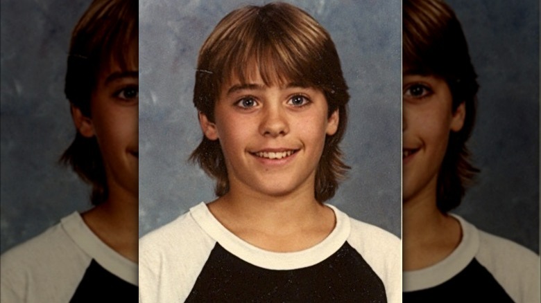 Jared Leto in a yearbook photo