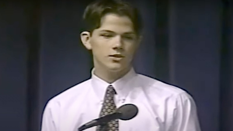 Jared Padalecki competing at the National Forensic League in 1998.