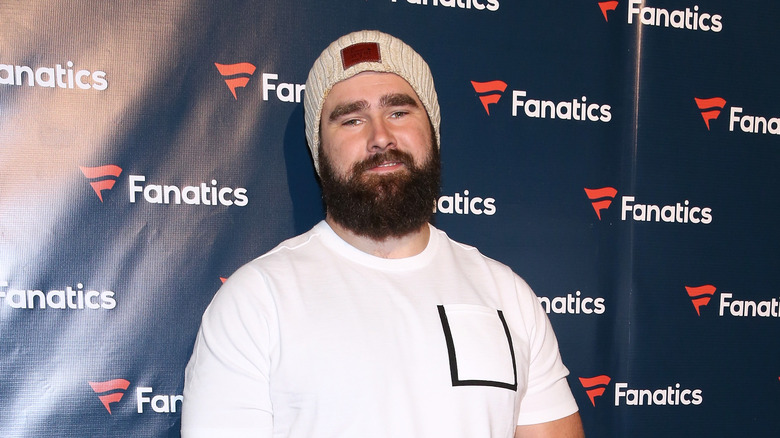 Jason Kelce Posing for an event in February 2016