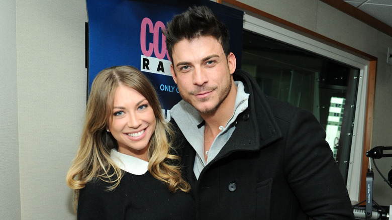 Stassi Schroeder and Jax Taylor posing in 2013