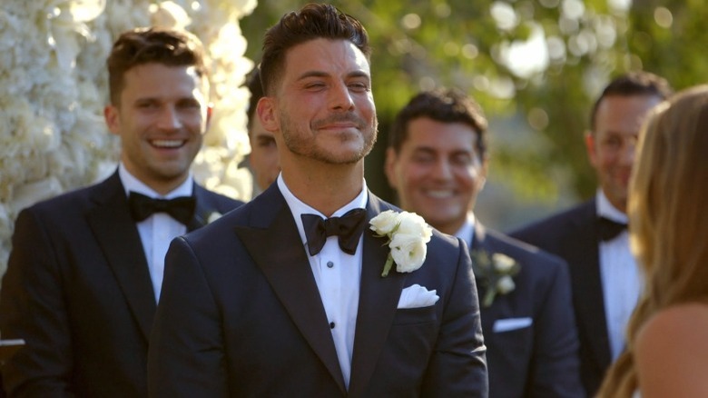 Jax Taylor at the wedding altar