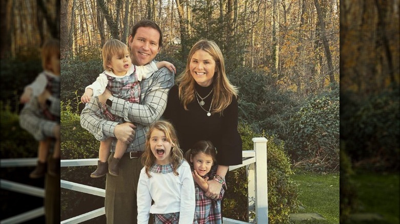 Jenna Bush Hager with her family