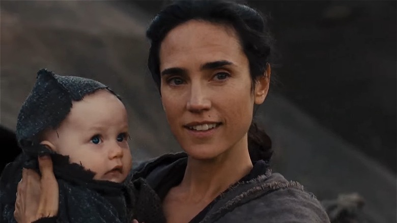 Jennifer Connelly holds a baby in Noah