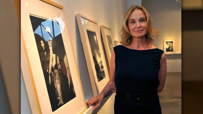 Jessica Lange at her photography exhibition