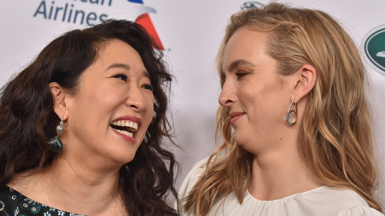 Sandra Oh and Jodie Comer