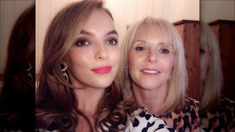 Jodie Comer and mother in 2016