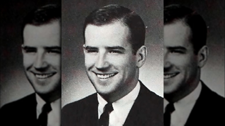 Joe Biden's Syracuse yearbook photo