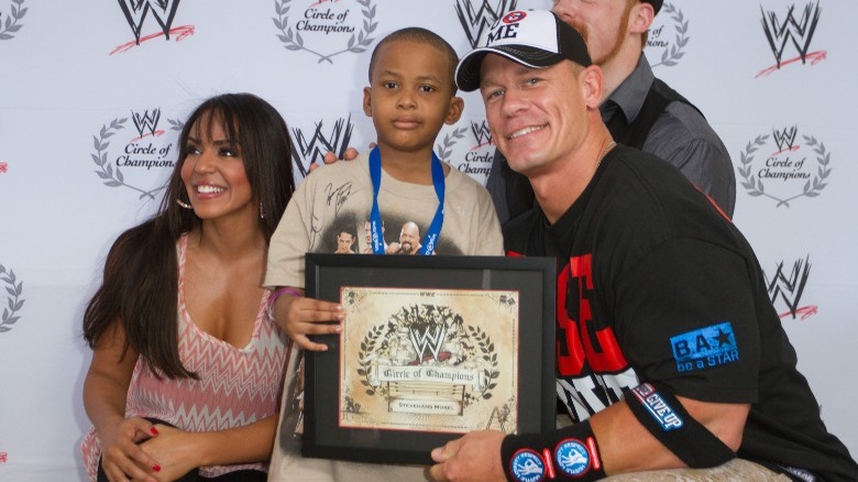 John Cena at Make-a-Wish event