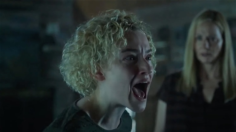 Julia Garner screaming