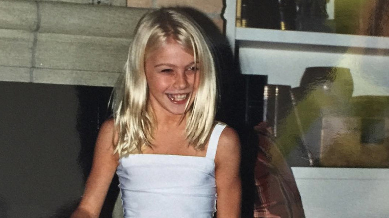 10-year-old Julianne Hough dancing at home