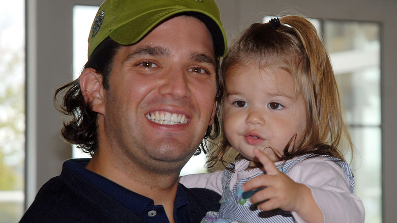 Donald Trump Jr. and a 16-month-old Kai