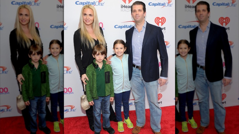 Donald Trump Jr., wife Vanessa with Kai and Donald John III