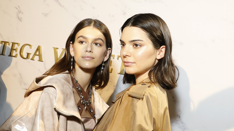 Kaia Gerber and Kendall Jenner