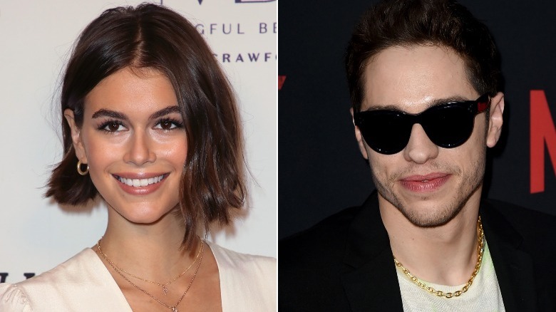 Kaia Gerber and Pete Davidson