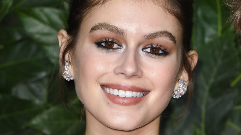 Kaia Gerber at an event 