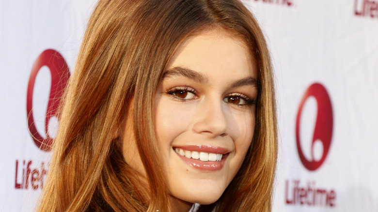 Kaia Gerber at an event 