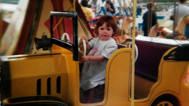 Karen Gillan as a child