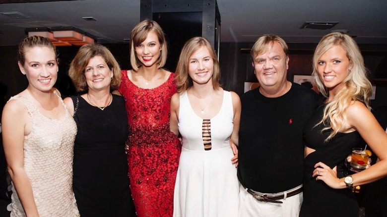 The Kloss family posing for a photo