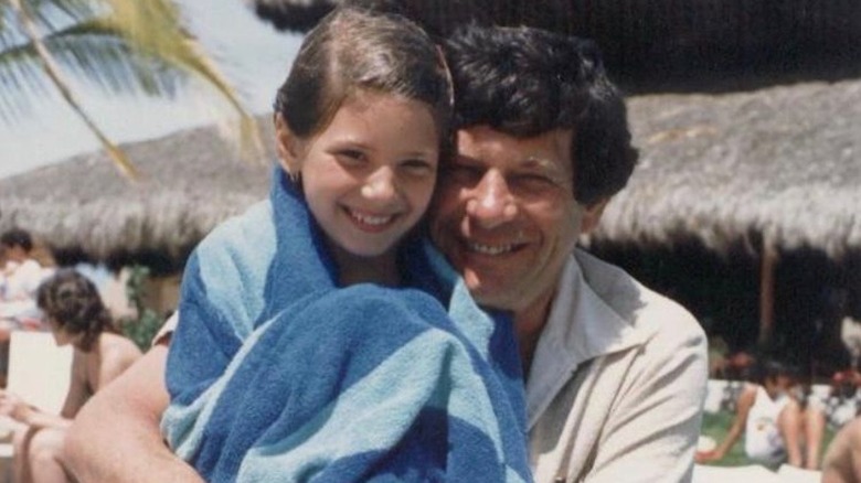 Young Katheryn Winnick with father