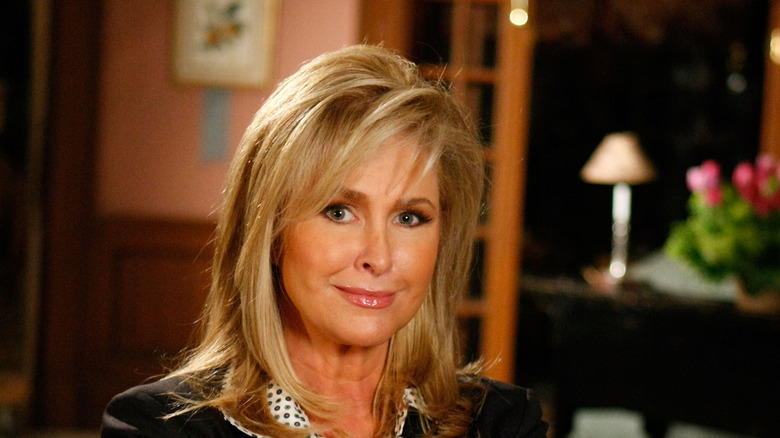 Kathy Hilton on the set of The Young and the Restless